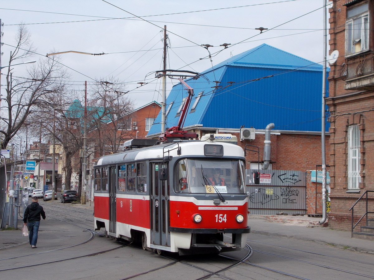 Краснодар, Tatra T3SU КВР МРПС № 154