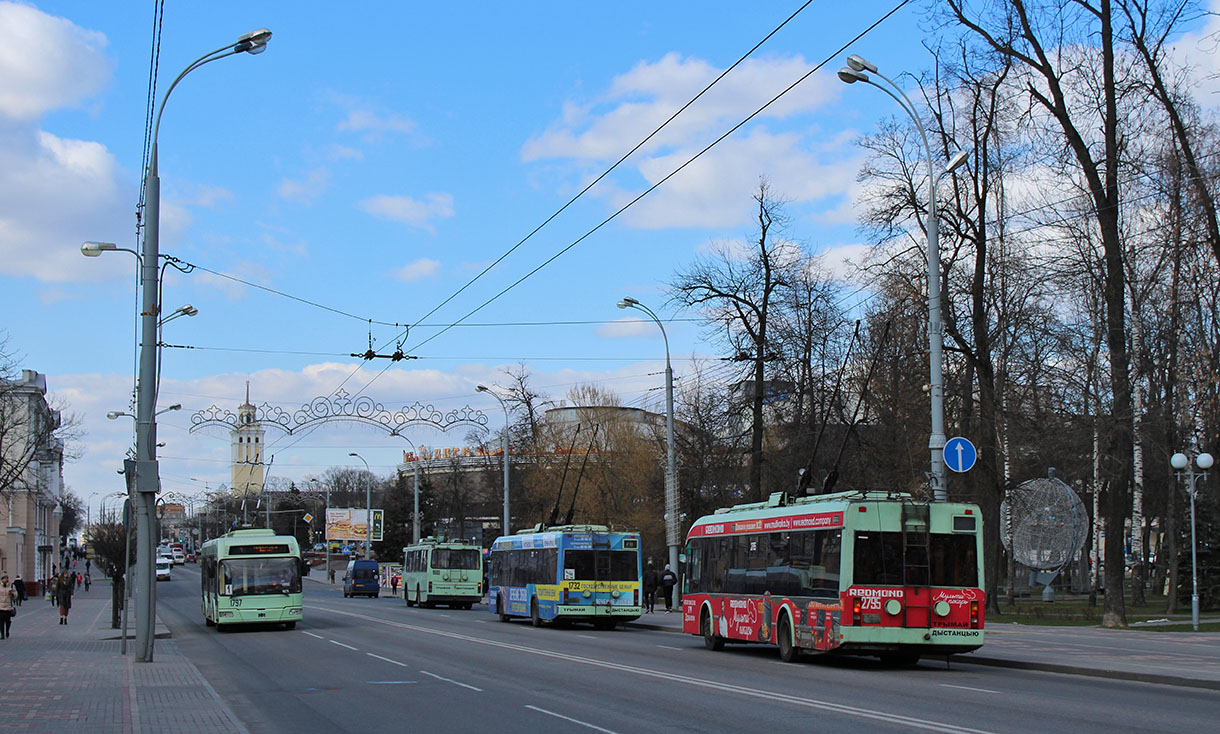 Гомель, БКМ 321 № 2795; Гомель, БКМ 32102 № 1732; Гомель, БКМ 32102 № 1797