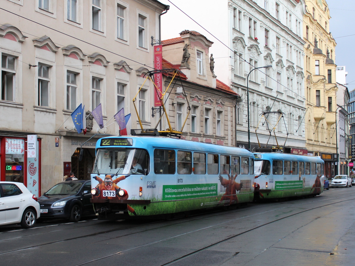 Прага, Tatra T3R.PV № 8173
