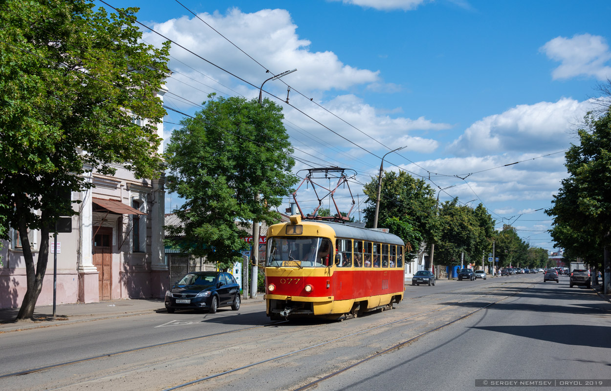 Орёл, Tatra T3SU № 077