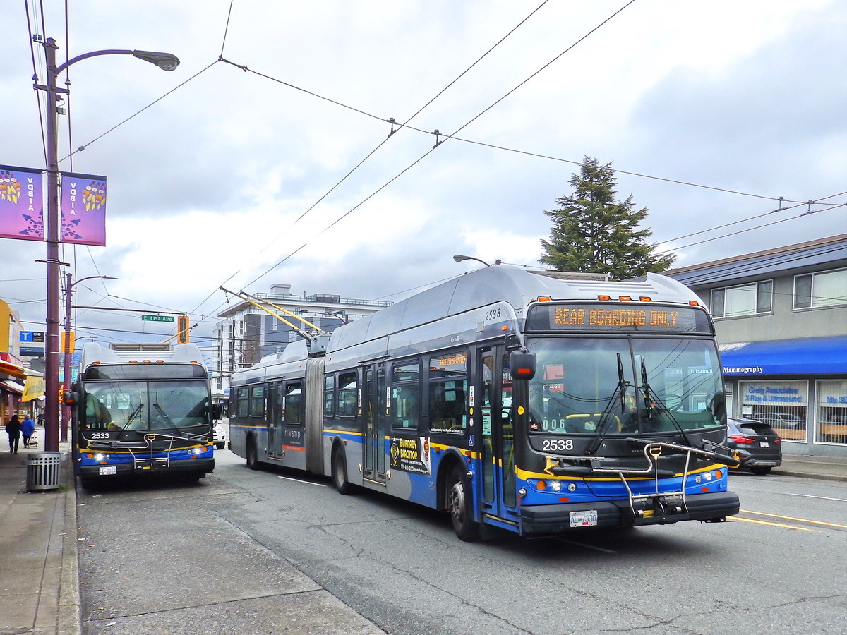 Ванкувер, New Flyer E60LFR № 2538