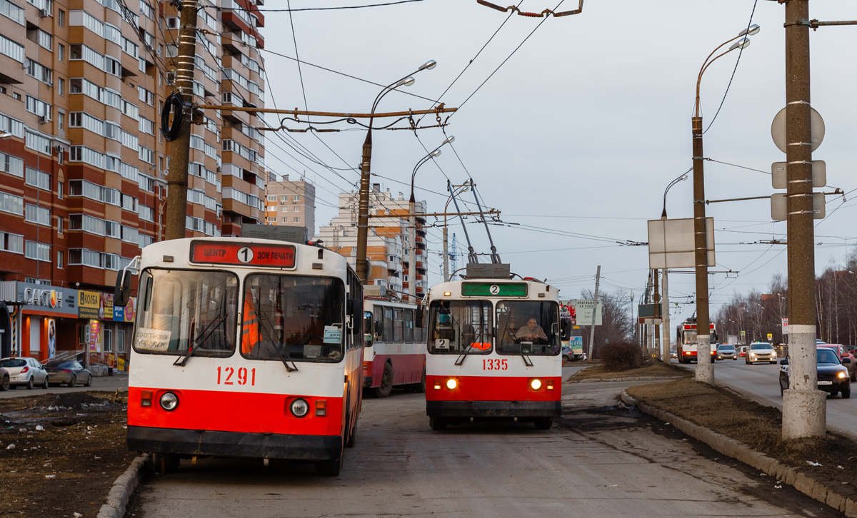 Ижевск, ЗиУ-682Г [Г00] № 1291; Ижевск, ЗиУ-682Г-018 [Г0Р] № 1335; Ижевск — Конечные станции и разворотные кольца