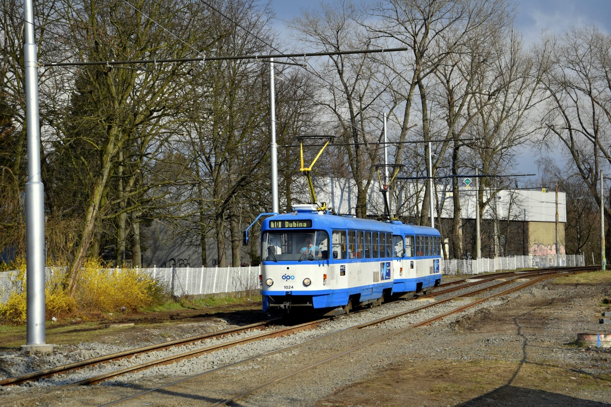 Острава, Tatra T3R.P № 1024