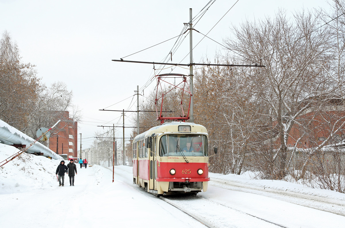 Екатеринбург, Tatra T3SU (двухдверная) № 625