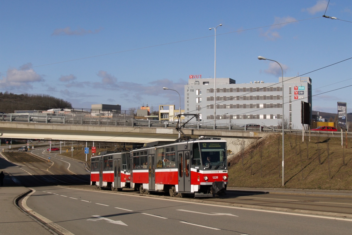 Brno, Tatra T6A5 Nr. 1228; Brno, Tatra T6A5 Nr. 1223