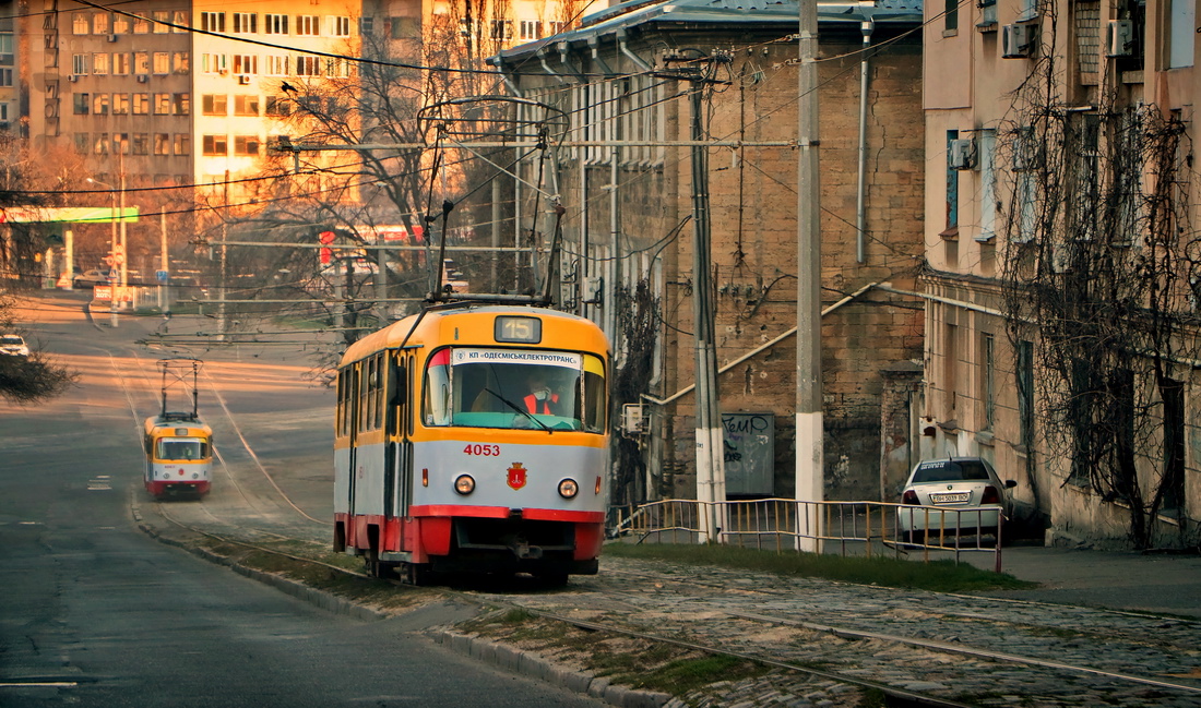 Одеса, Tatra T3R.P № 4053; Одеса — Одеський транспорт під час карантину