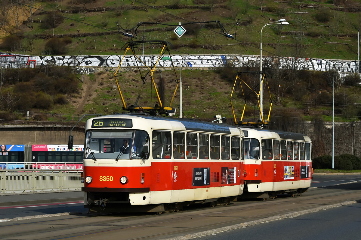 Прага, Tatra T3R.P № 8350