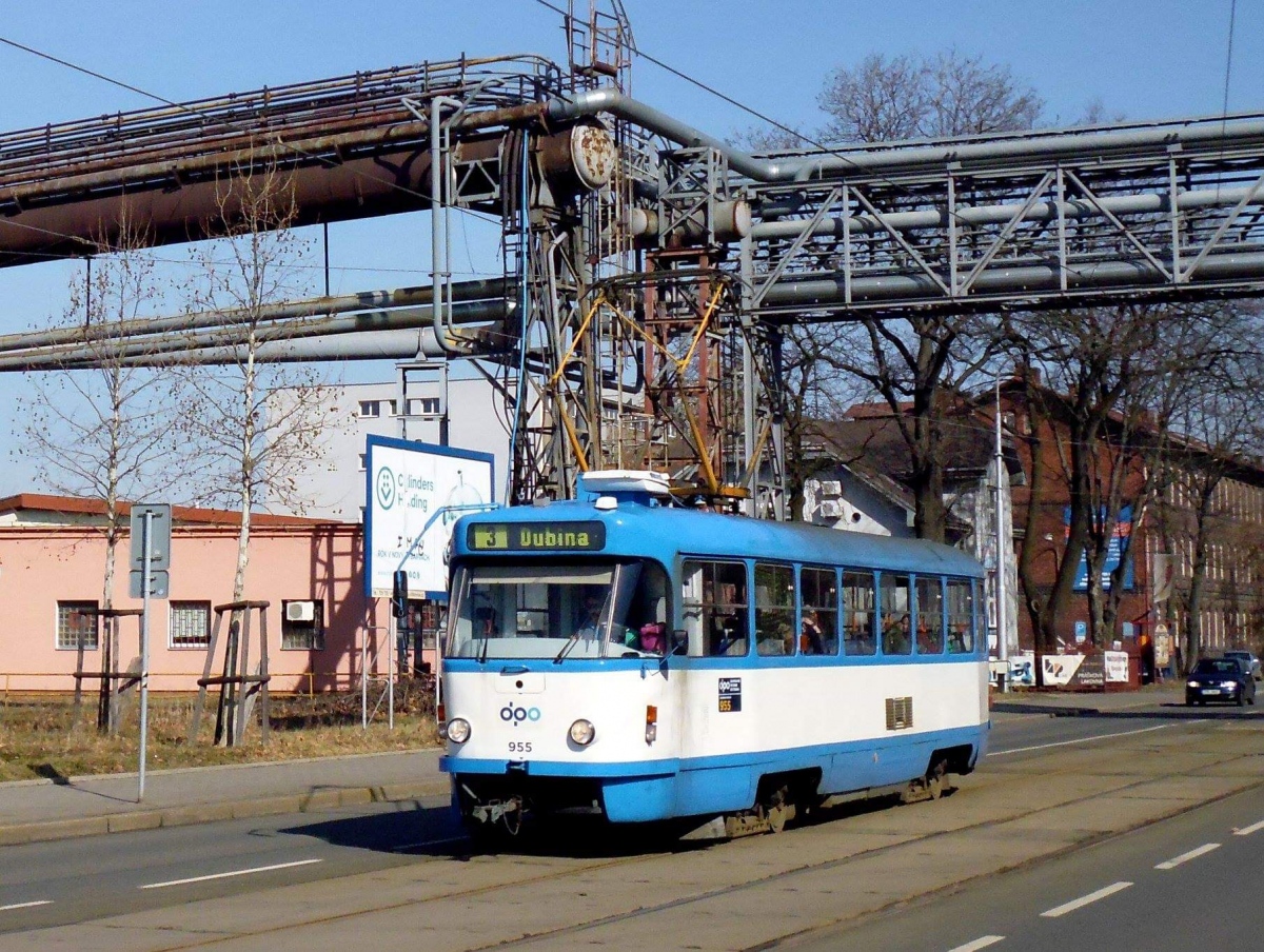 Острава, Tatra T3SUCS № 955