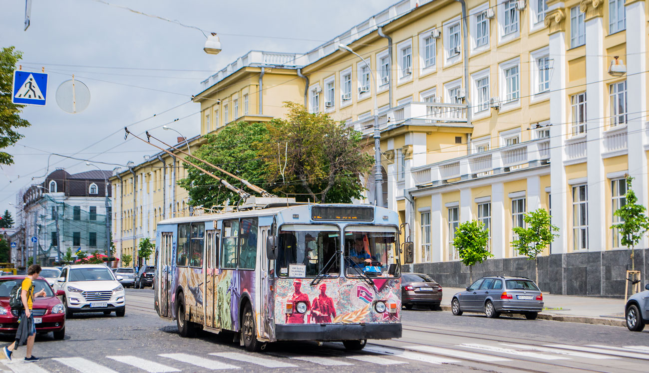Винница, ЗиУ-682Г [Г00] № 346; Винница — Транспорт в тематическом дизайне