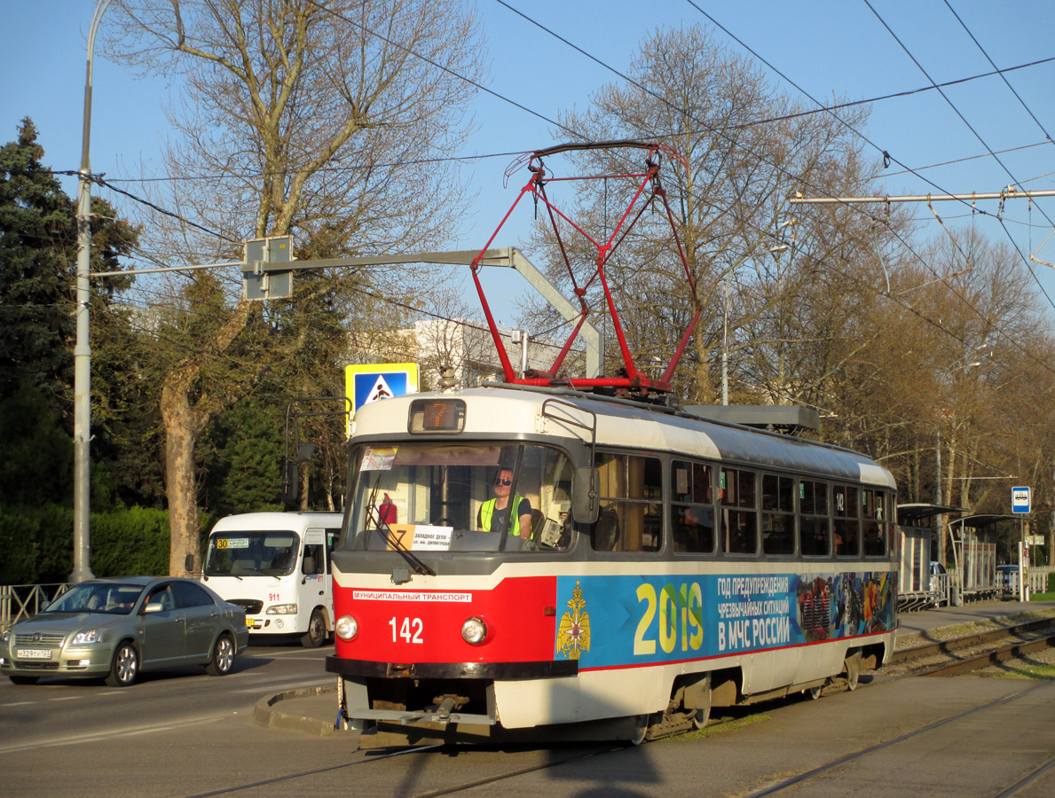 Краснодар, Tatra T3SU КВР МРПС № 142