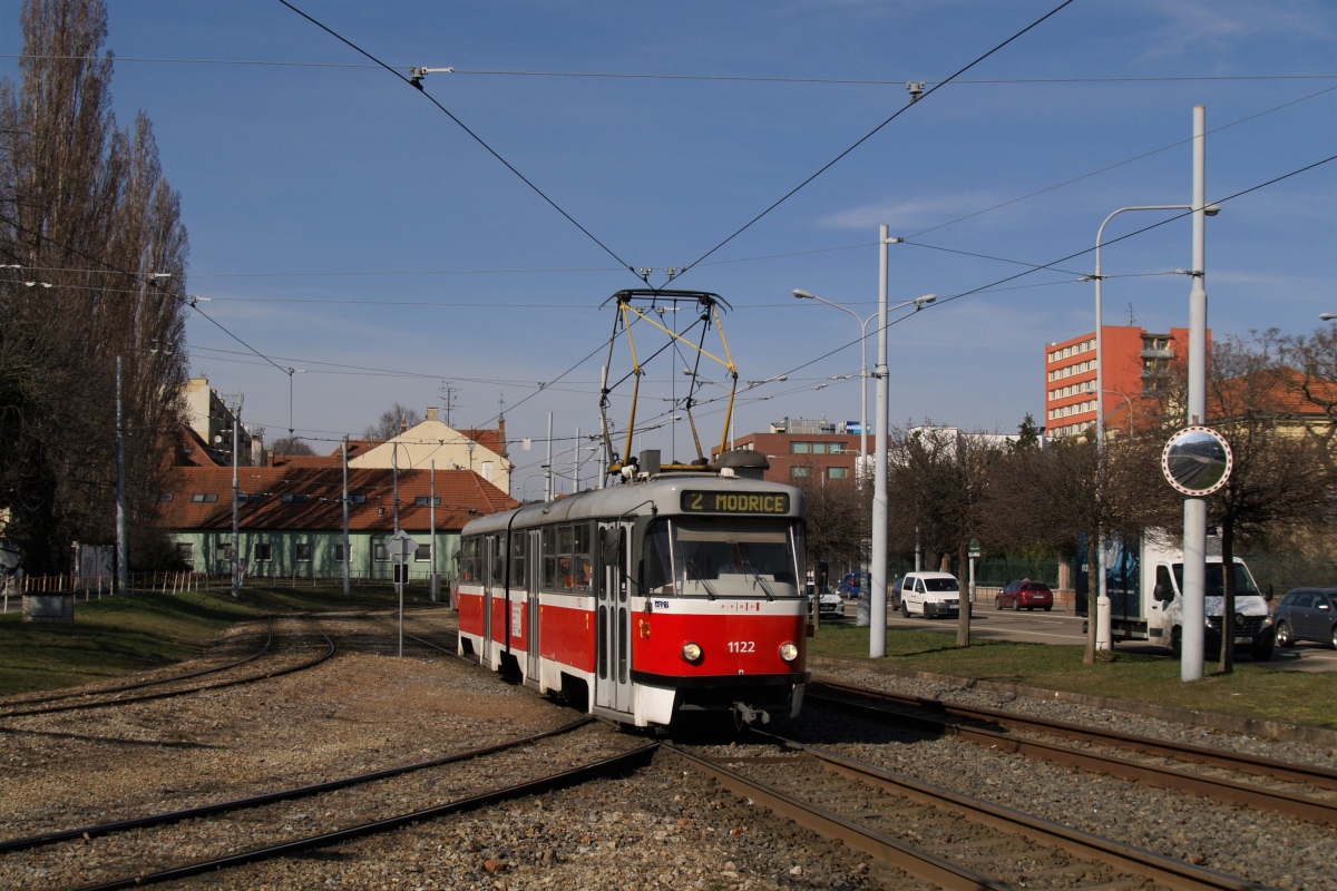 Брно, Tatra K2YU № 1122