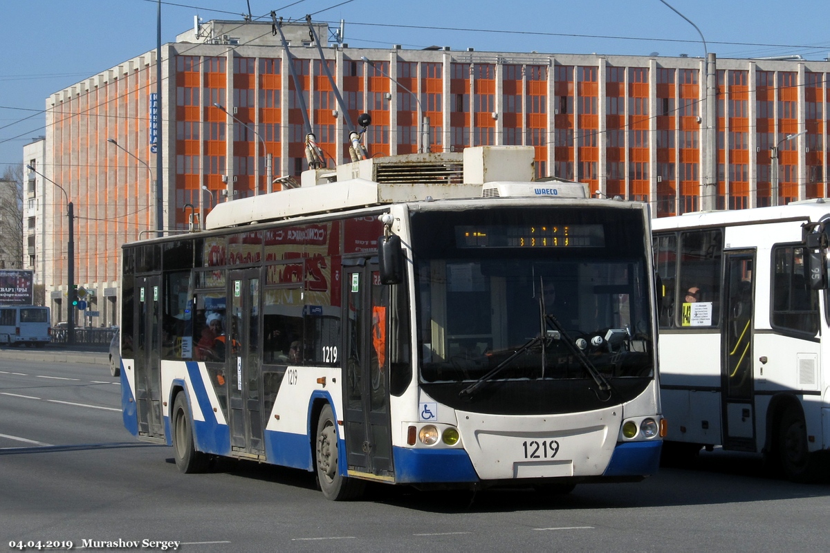 Санкт-Петербург, ВМЗ-5298.01 «Авангард» № 1219