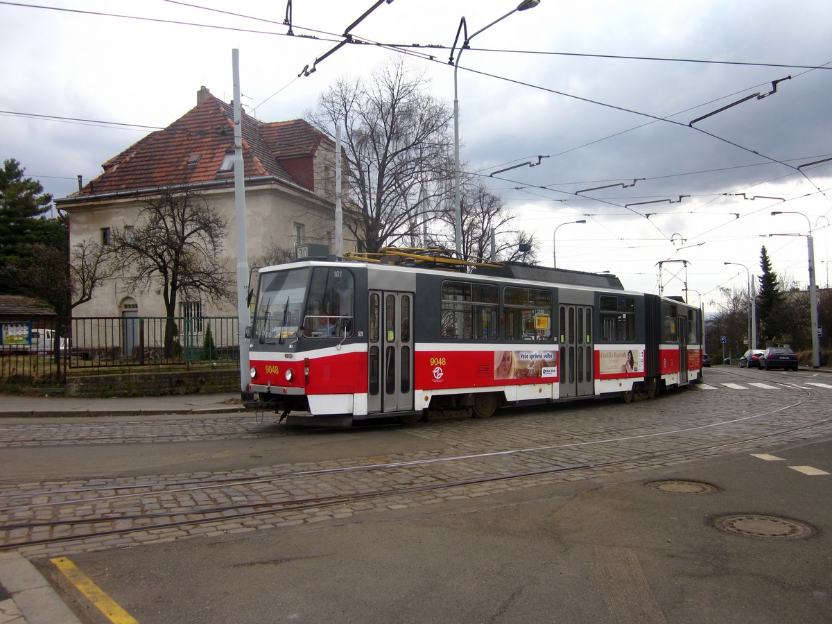 Прага, Tatra KT8D5 № 9048