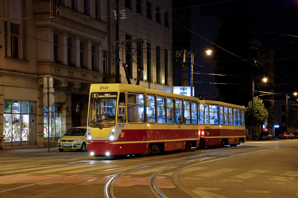 Лодзь, Konstal 805NaND № 2928