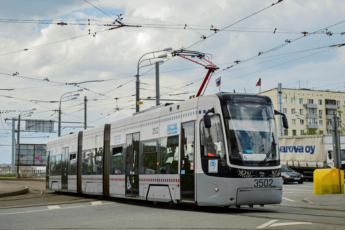 Москва, 71-414 (Pesa Fokstrot) № 3502