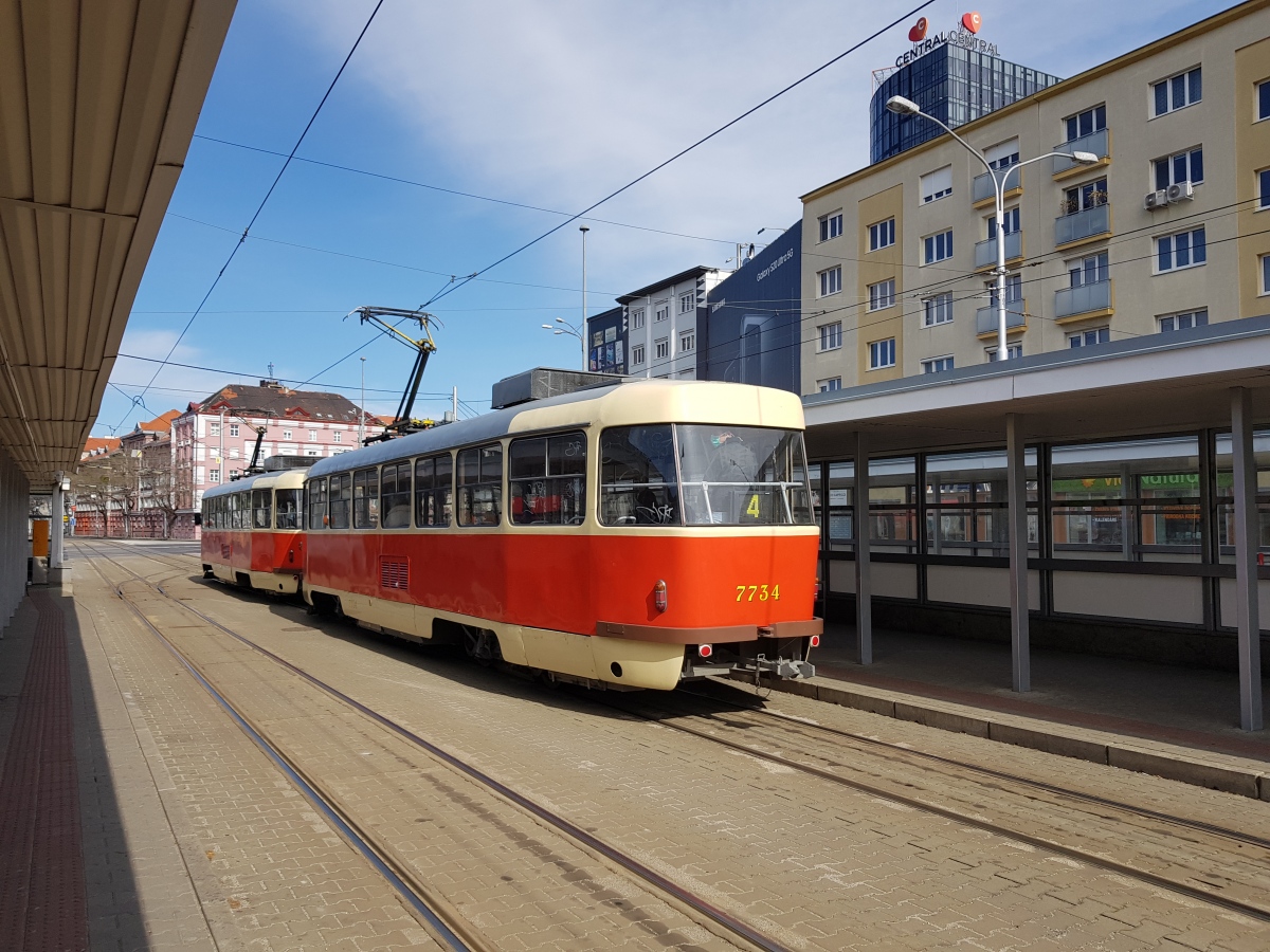 Братислава, Tatra T3M № 7734; Братислава, Tatra T3M № 7733