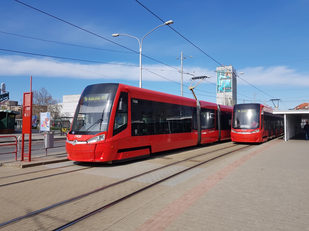 Братислава, Škoda 29T ForCity Plus № 7406; Братислава, Škoda 29T ForCity Plus № 7423