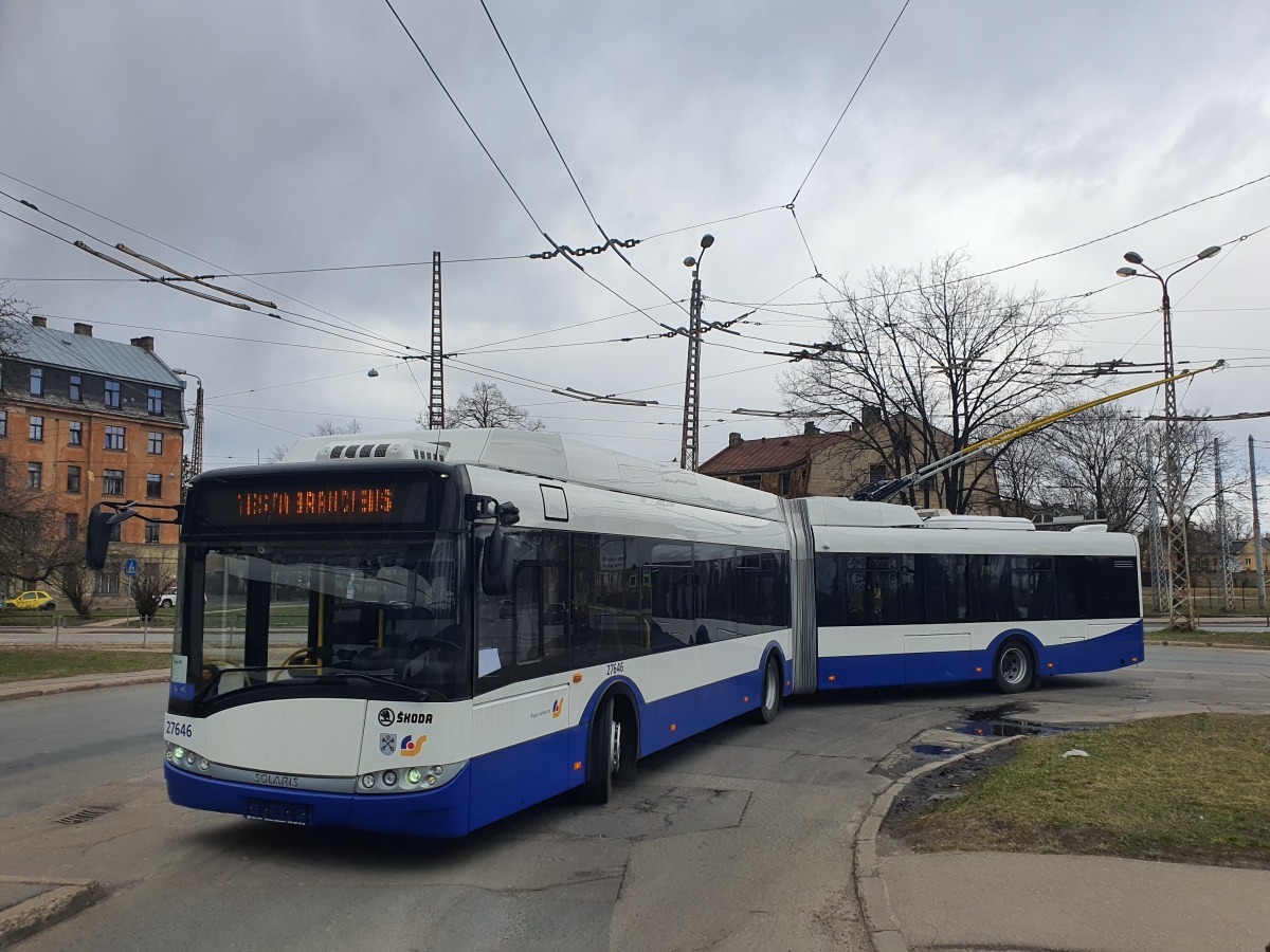 Рига, Škoda 27Tr Solaris III № 27646