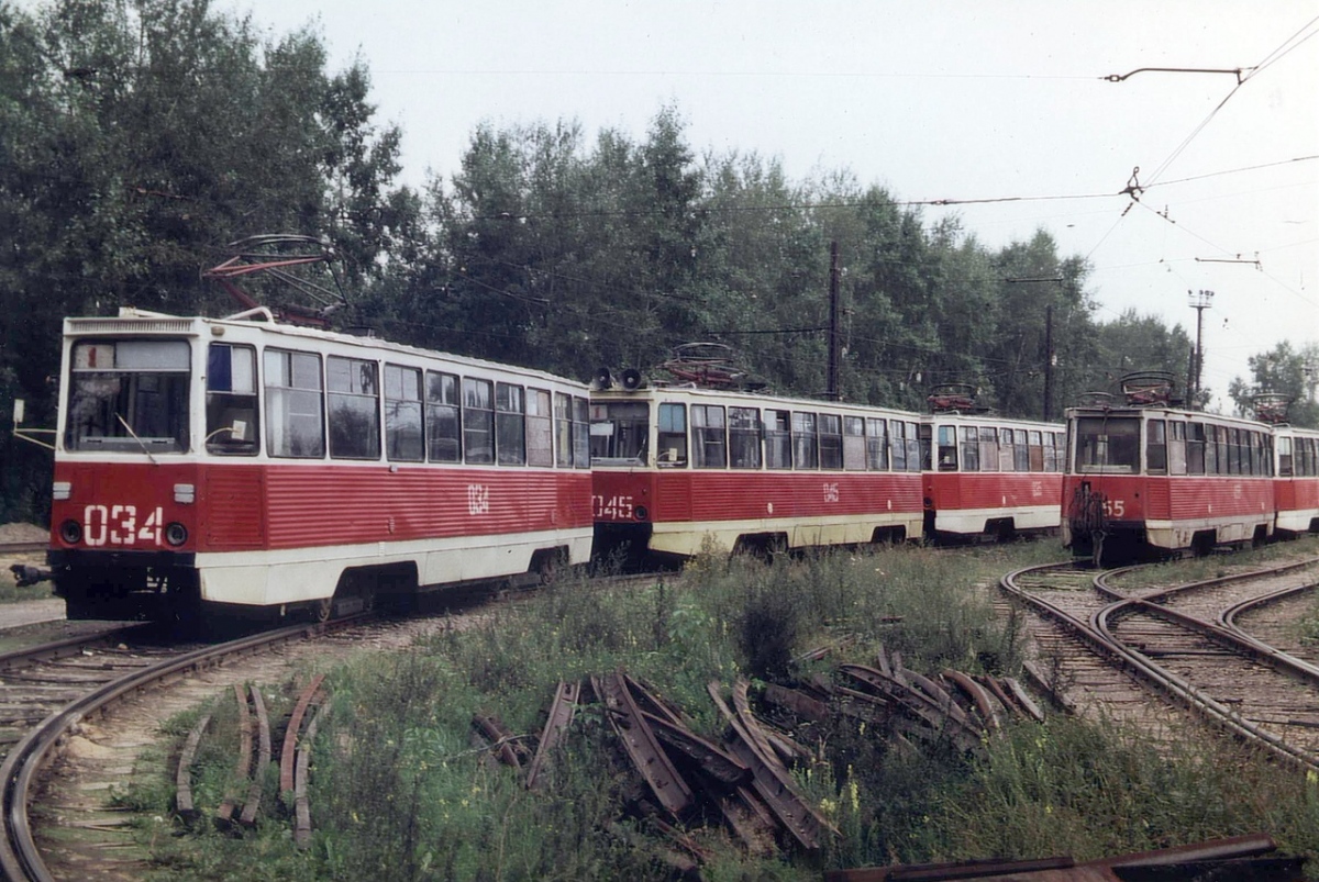 Усолье-Сибирское, 71-605 (КТМ-5М3) № 034; Усолье-Сибирское, 71-605 (КТМ-5М3) № 055; Усолье-Сибирское, 71-605 (КТМ-5М3) № 045; Усолье-Сибирское — Старые фотографии
