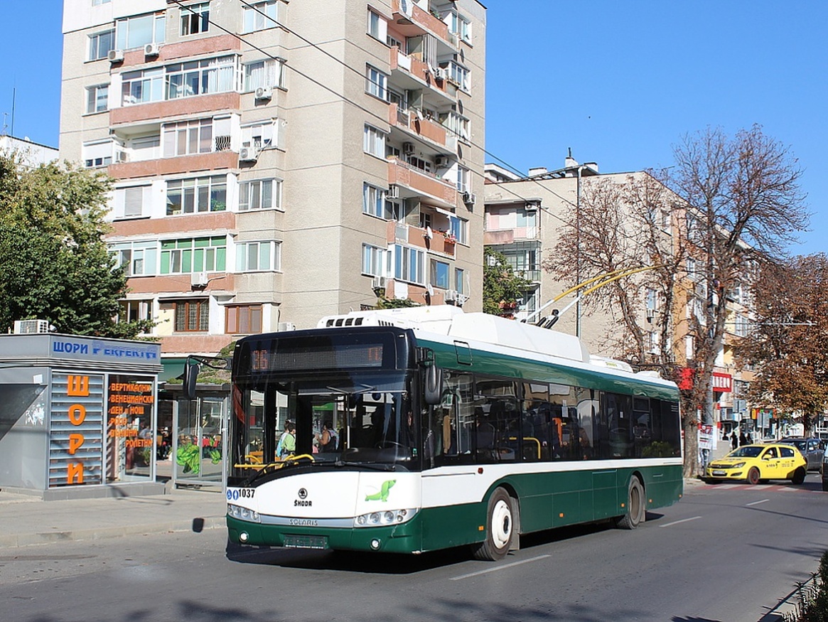 Stara Zagora, Škoda 26Tr Solaris III — 1037 Stara Zagora, Škoda 26Tr Solaris III — 1037