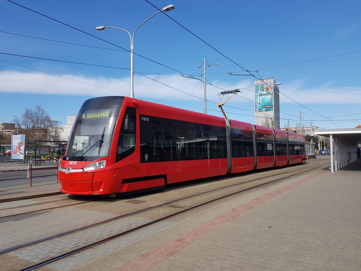 Братислава, Škoda 29T ForCity Plus № 7419