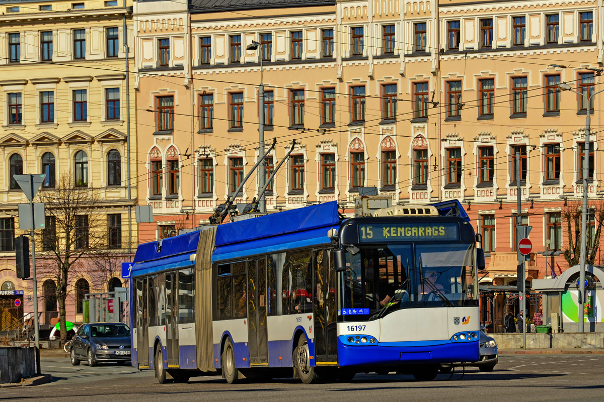 Рига, Solaris Trollino II 18 Ganz № 16197 Рига, Solaris Trollino II 18 Ganz № 16197