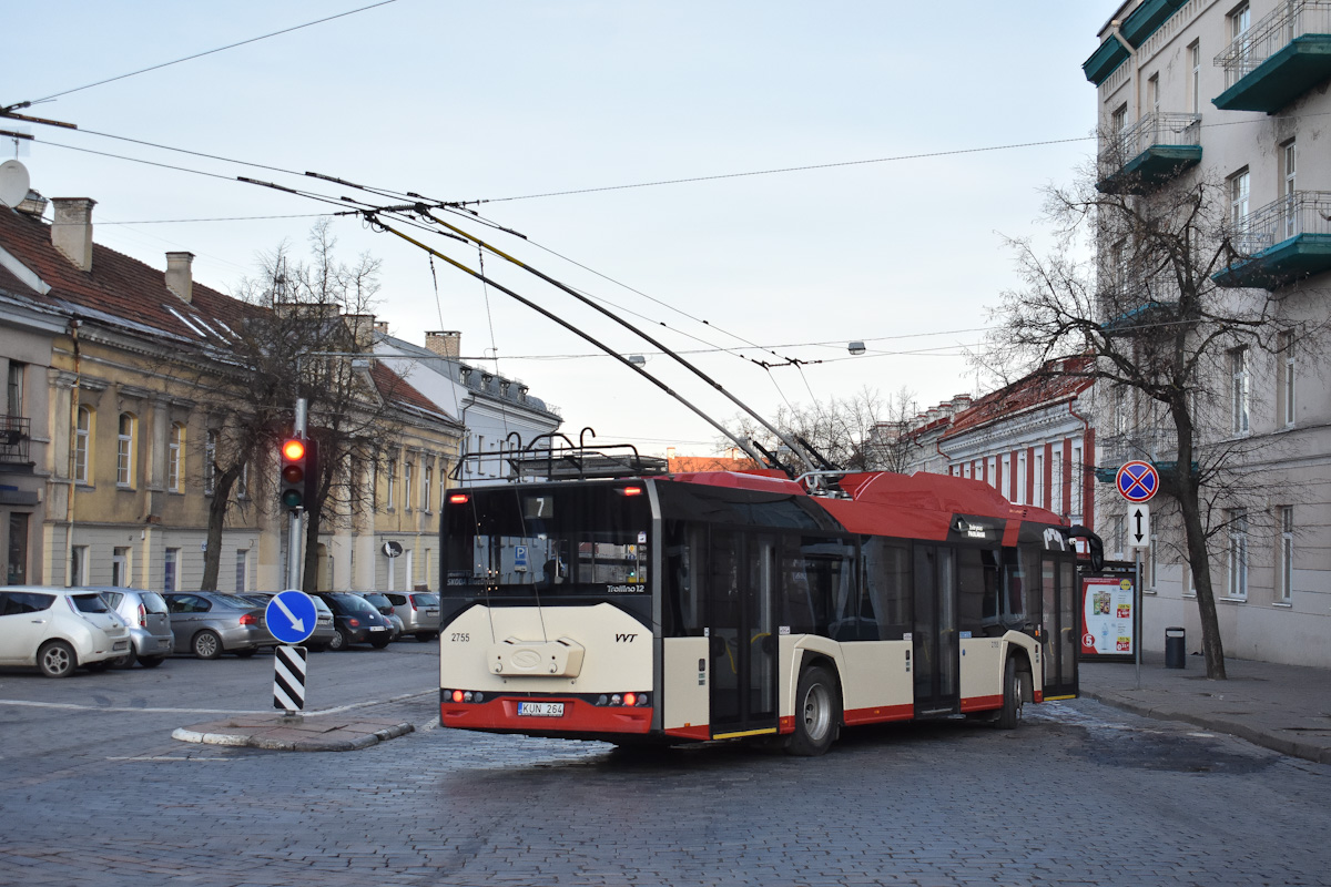 Вильнюс, Solaris Trollino IV 12 Škoda № 2755