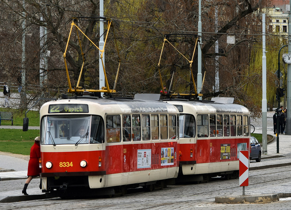 Prague, Tatra T3R.P № 8334