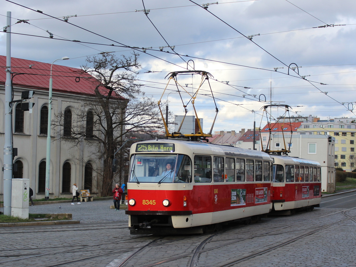 Prague, Tatra T3R.P № 8345