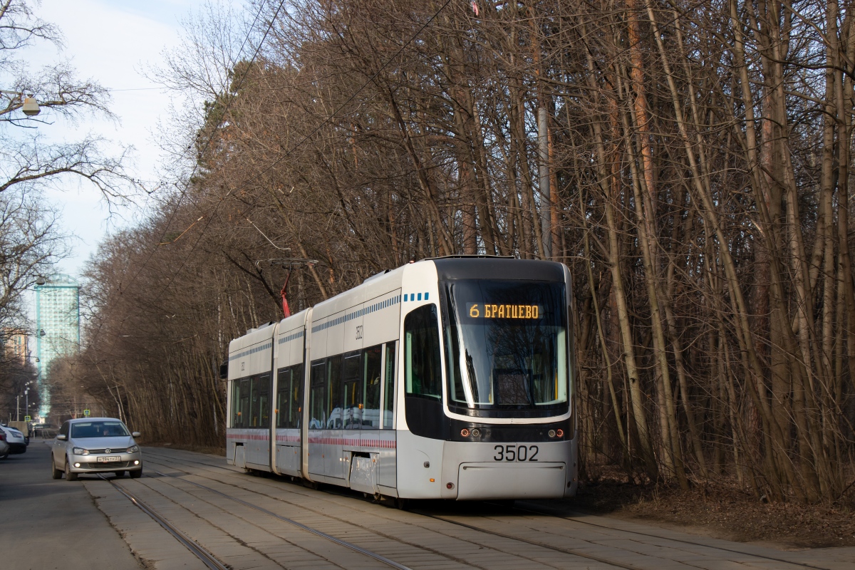 Москва, 71-414 (Pesa Fokstrot) № 3502