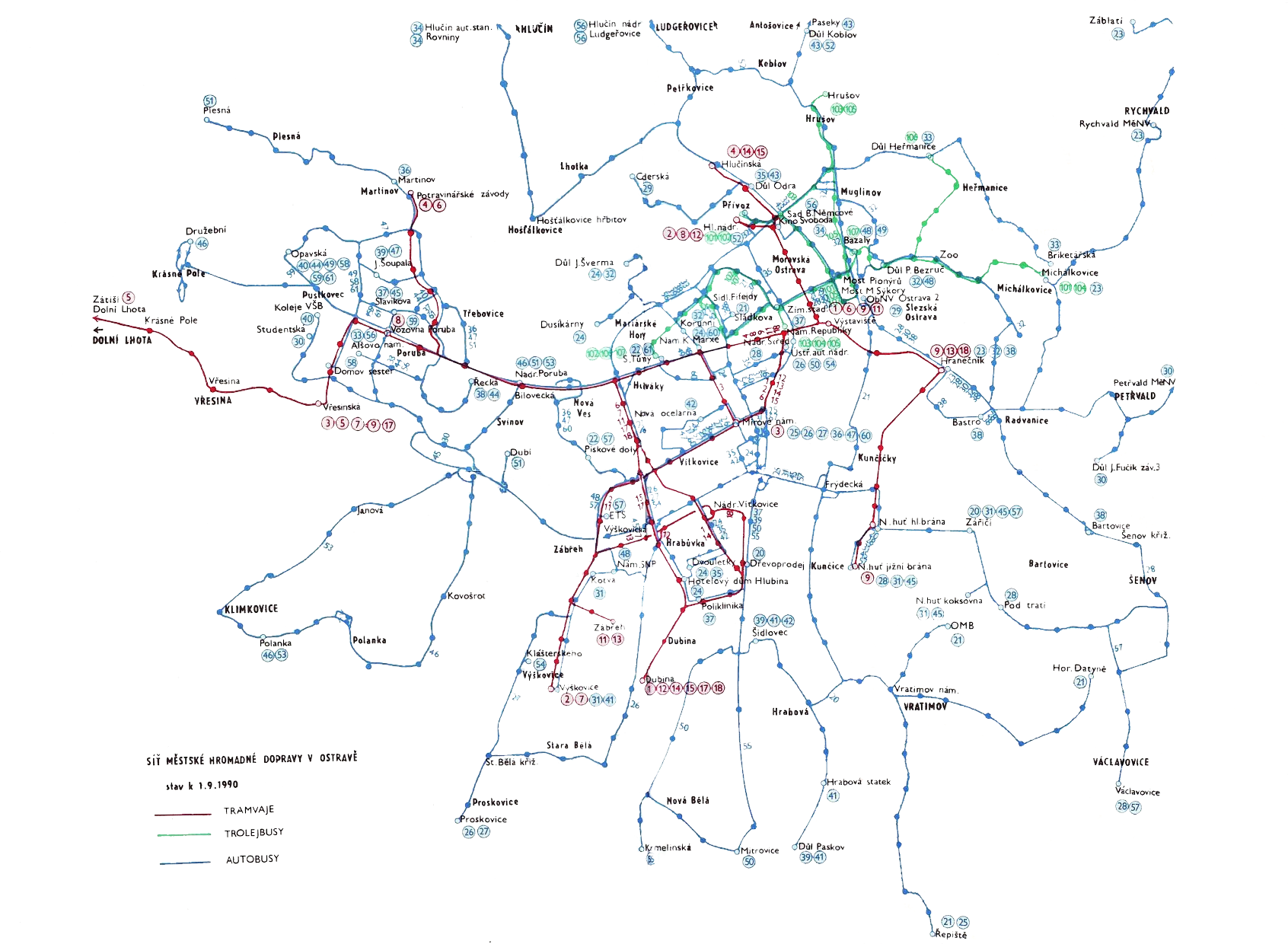 Ostrava — Maps