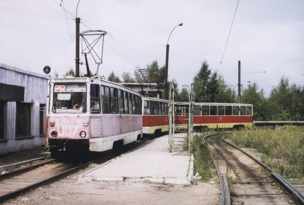 Усолье-Сибирское, 71-605 (КТМ-5М3) № 007; Усолье-Сибирское — Закрытая линия на ХФК; Усолье-Сибирское — Старые фотографии