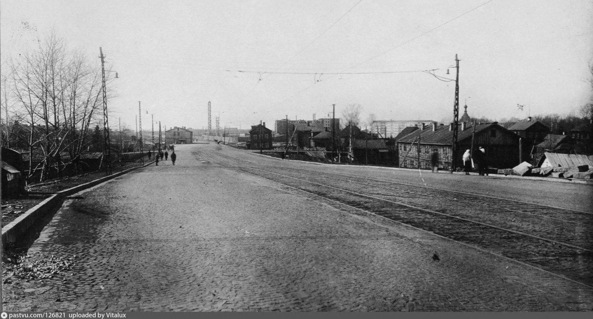Sankt Petersburg — Historic Photos of Tramway Infrastructure; Sankt Petersburg — Tram lines and infrastructure
