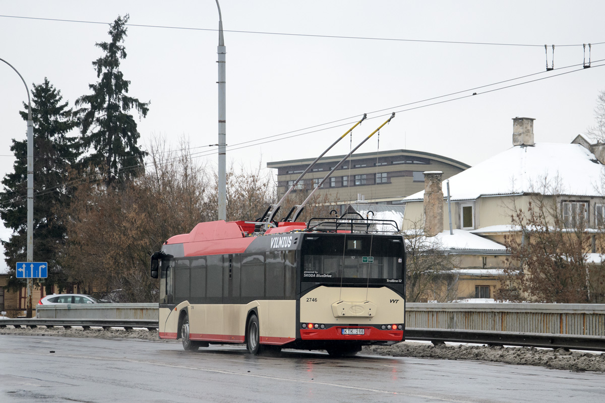 Вильнюс, Solaris Trollino IV 12 Škoda № 2746