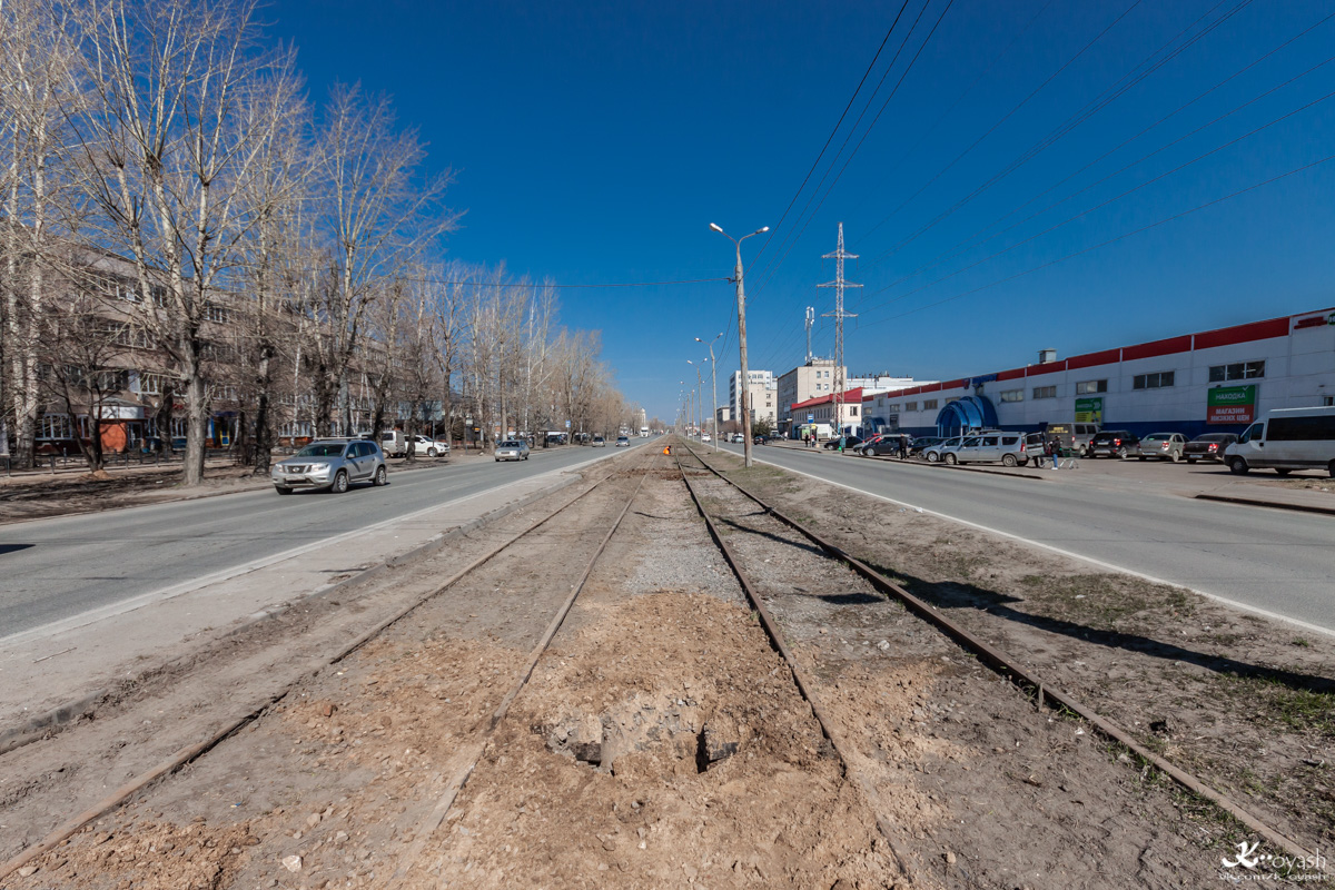 Казань — Реконструкции трамвайных линий