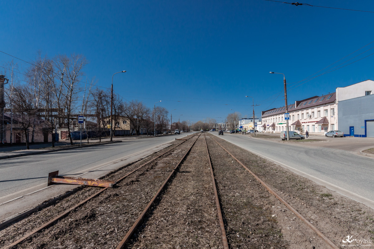 Казань — Реконструкции трамвайных линий