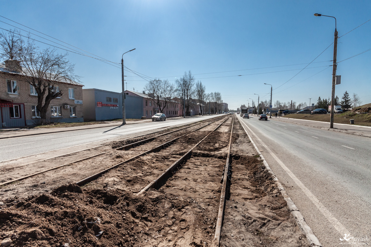 Казань — Реконструкции трамвайных линий