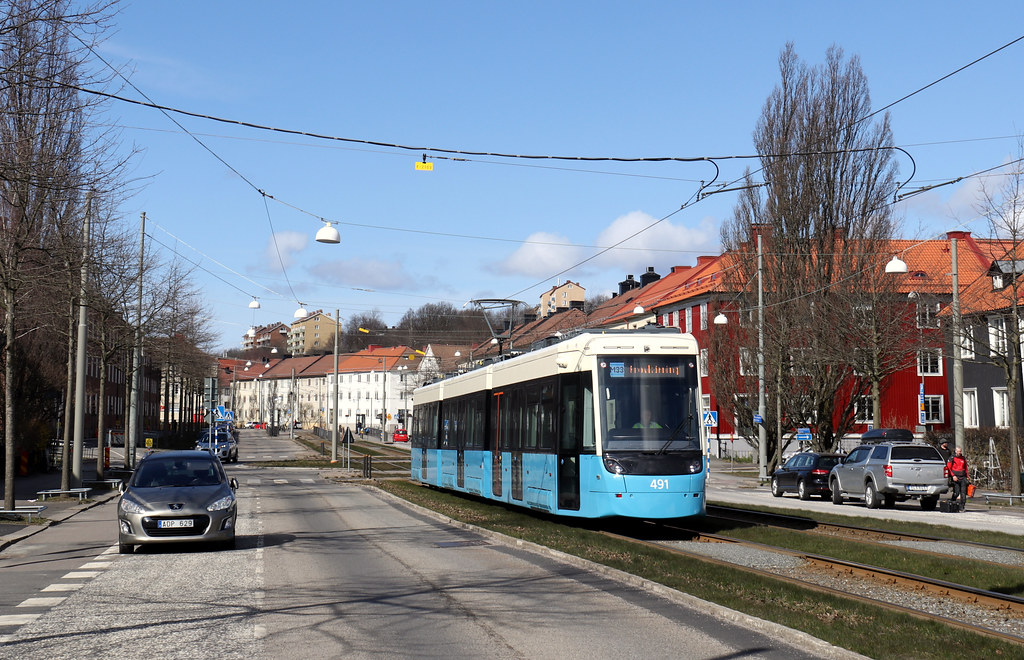 Гётеборг, Bombardier M33B Flexity Göteborg № 491