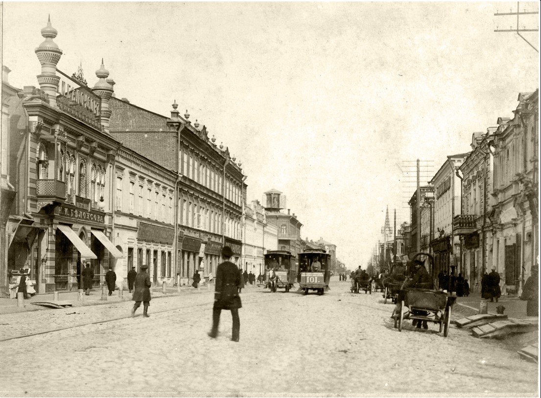 Samara, Horse car Nr. 101; Samara — Historical photos — Horse tram; Samara — Tram lines