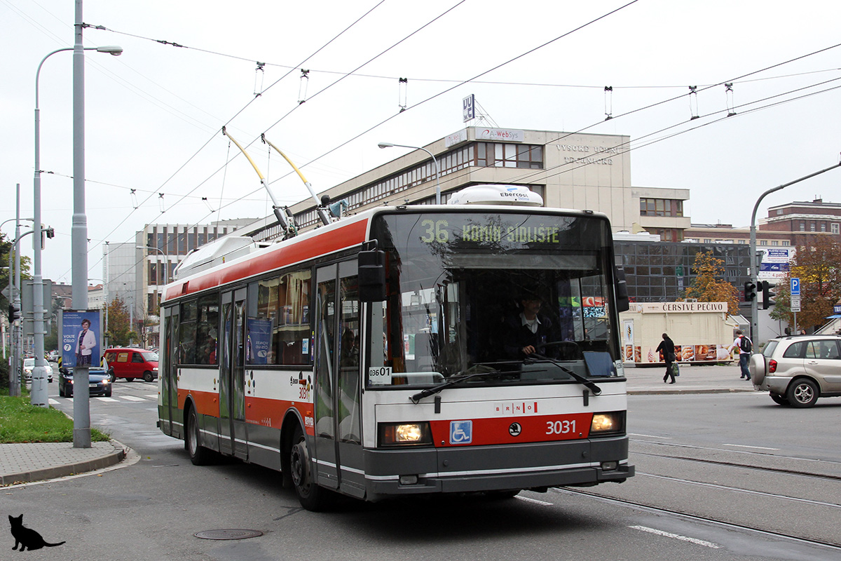 Брно, Škoda 21Tr № 3031