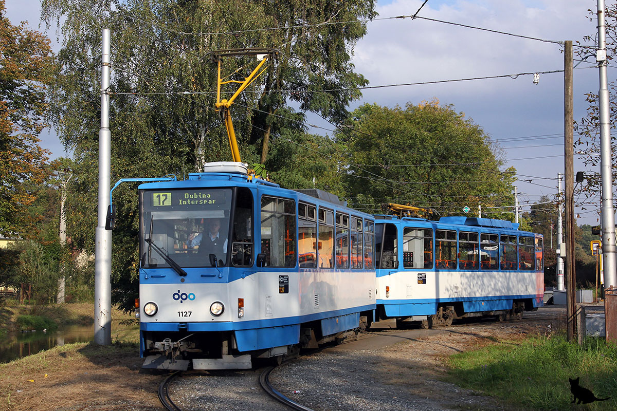 Острава, Tatra T6A5 № 1127 Острава, Tatra T6A5 № 1127
