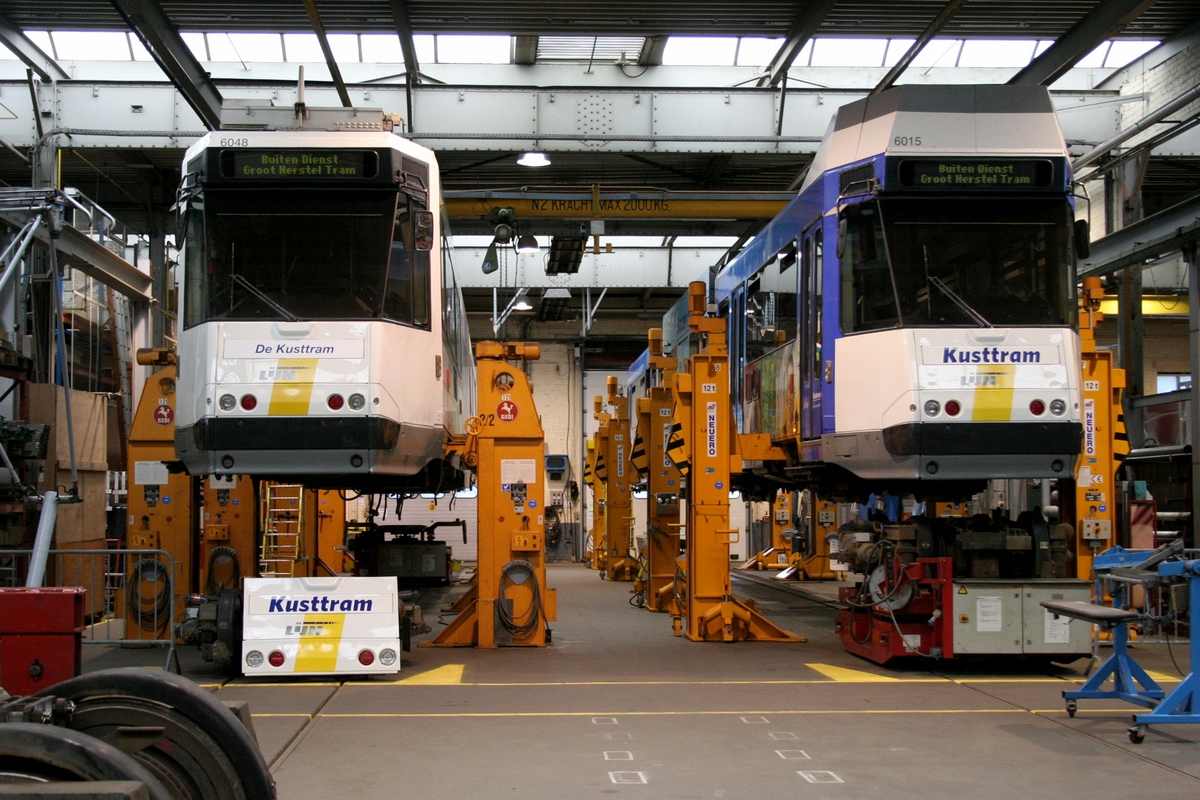 Береговой трамвай, BN/ACEC type 6000 8-axle № 6048; Береговой трамвай, BN/ACEC type 6000 8-axle № 6015