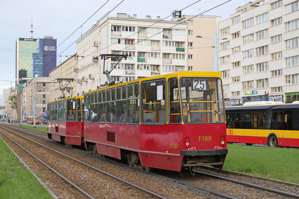 Варшава, Konstal 105Nb/e № 1389