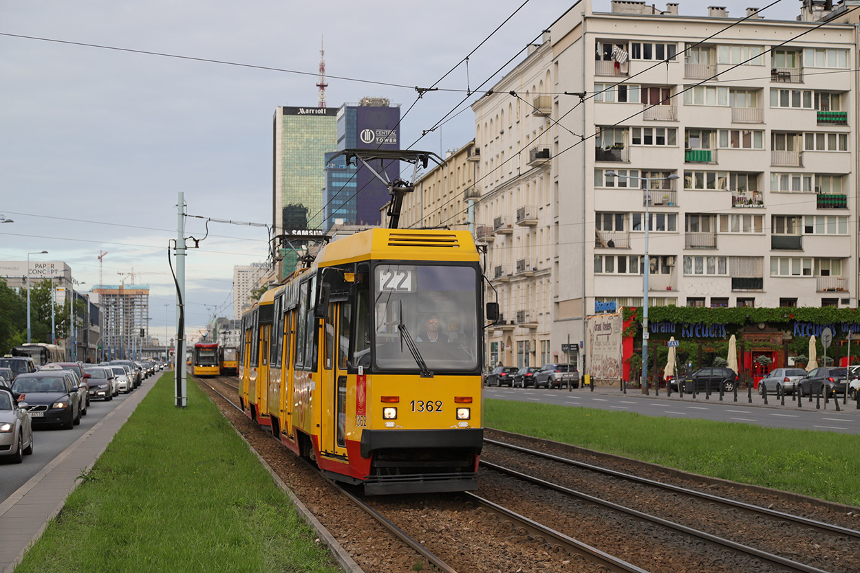 Варшава, Konstal 105Na № 1362