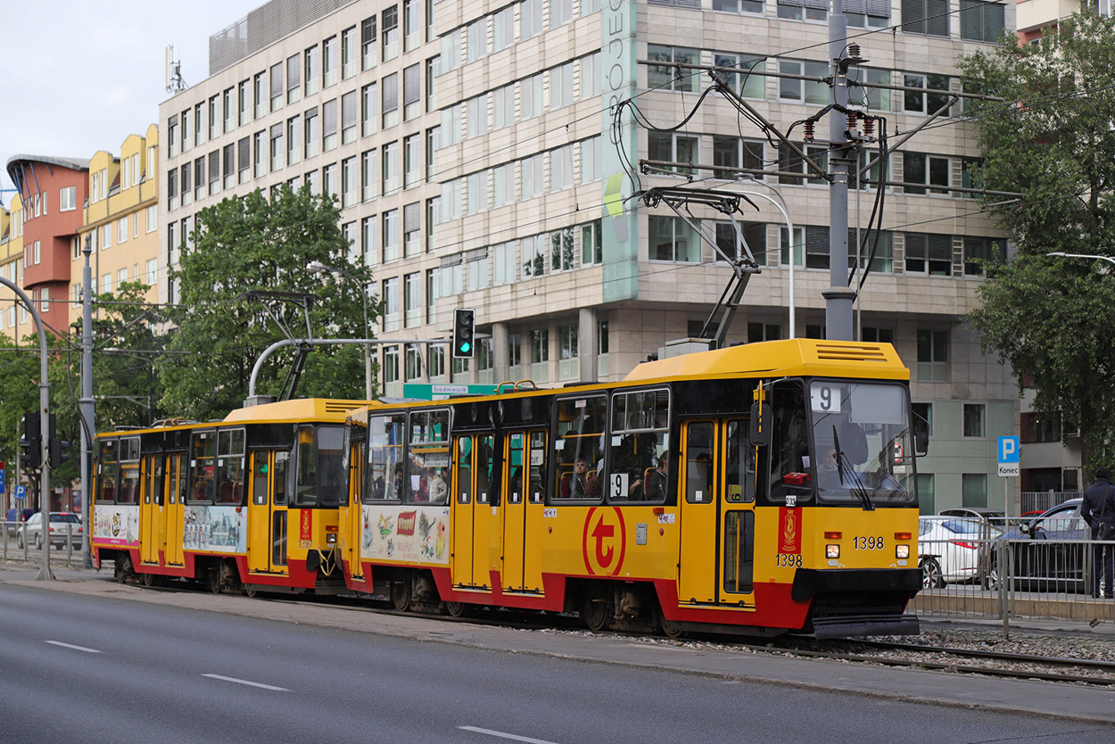 Варшава, Konstal 105Ne № 1398