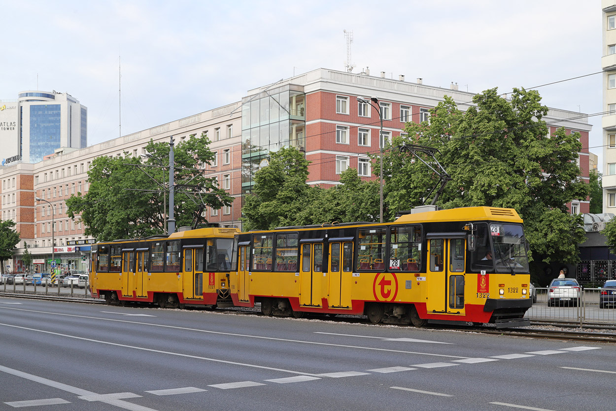 Варшава, Konstal 105Na № 1322