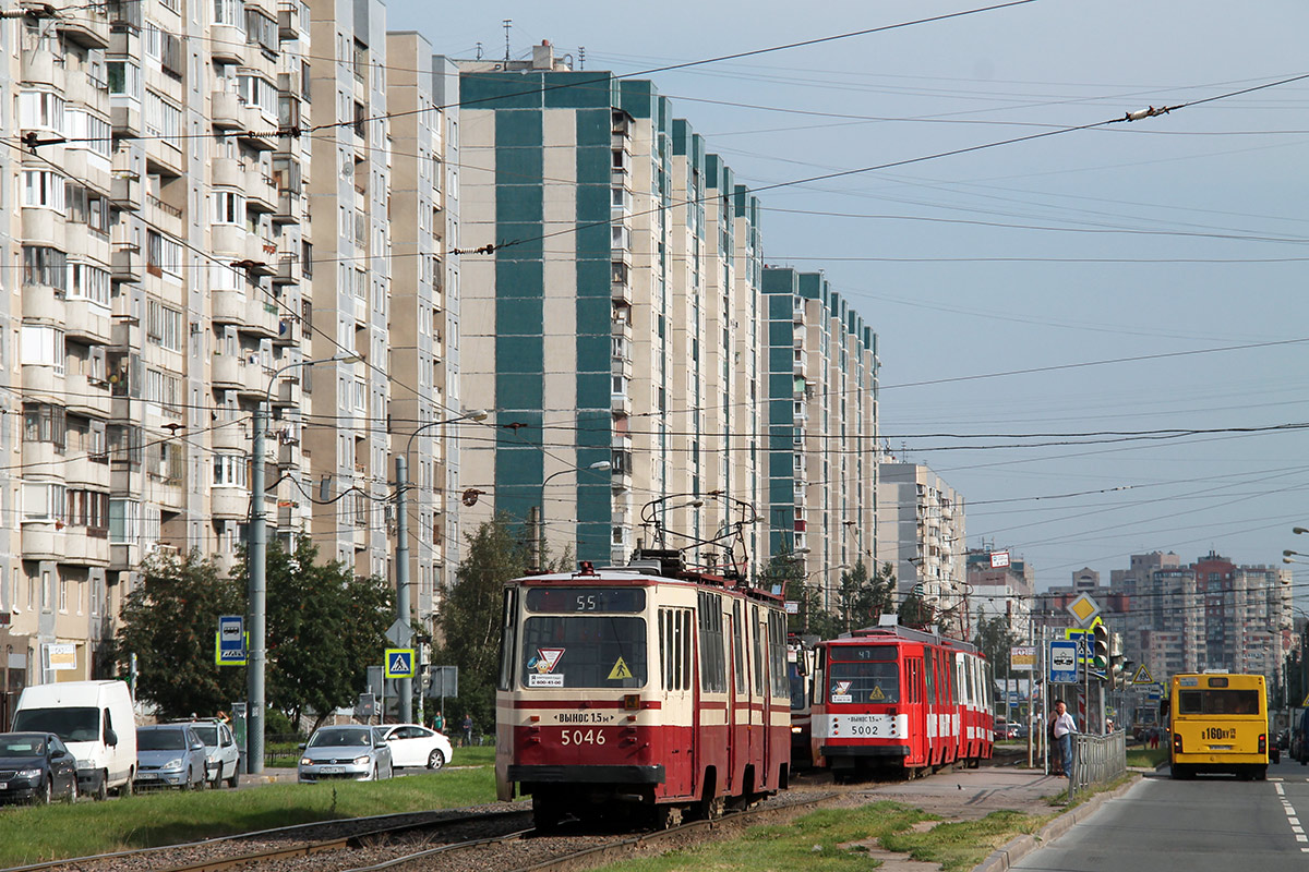 Санкт-Петербург, ЛВС-86К-М № 5046; Санкт-Петербург — Трамвайные линии и инфраструктура
