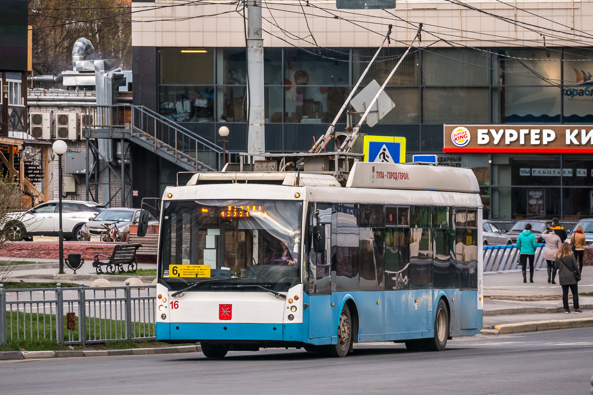 Тула, Тролза-5265.00 «Мегаполис» № 16 Тула, Тролза-5265.00 «Мегаполис» № 16