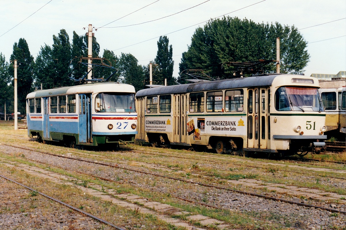 Галац, Tatra T3R № 27; Галац, Tatra T4D № 51