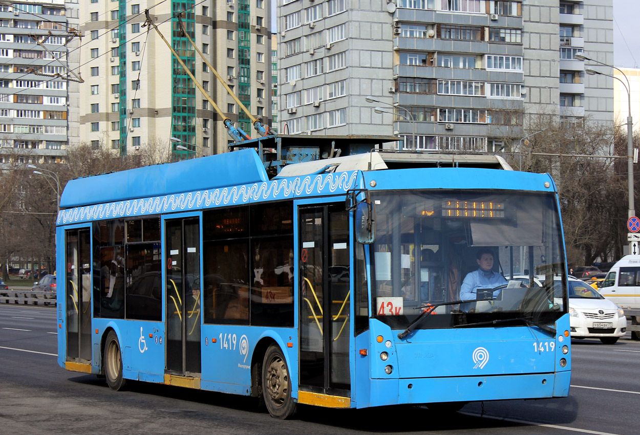 Москва, Тролза-5265.00 «Мегаполис» № 1419